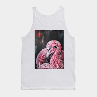 Flamingo art Tank Top